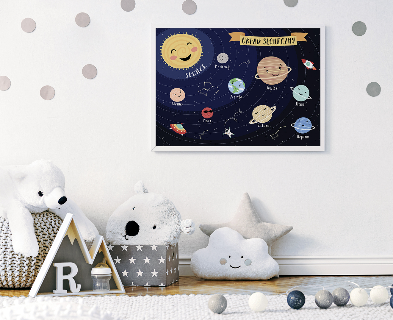 Plakat edukacyjny dla dzieci 21X30 A4 KOSMOS Bohater Inny