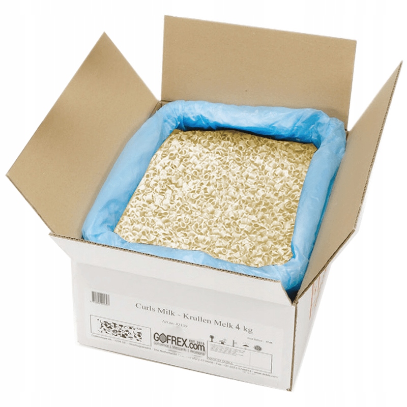 Levně Hobliny Bílá Čokoláda Posypka 4 kg