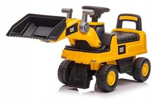 Jeździk Ładowarka żółty