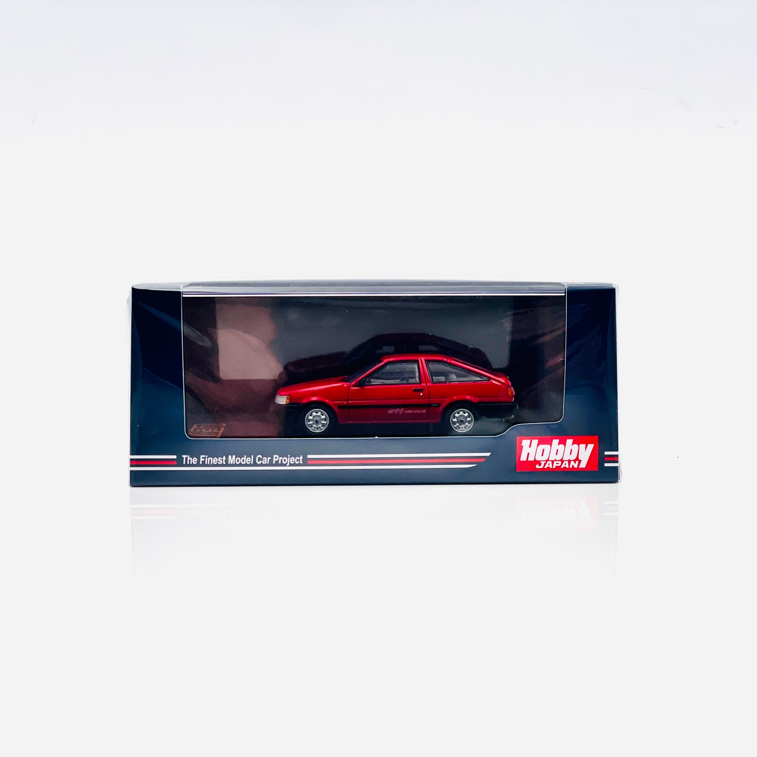 Toyota Corolla Levin AE86 3 Door Gtv 1983 Red Hobby Japan 1:64