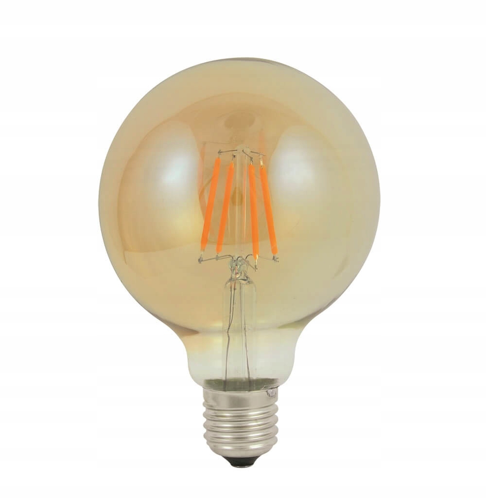 

Żarówka Led Filament Retro E27 4W G95 Amber Edison