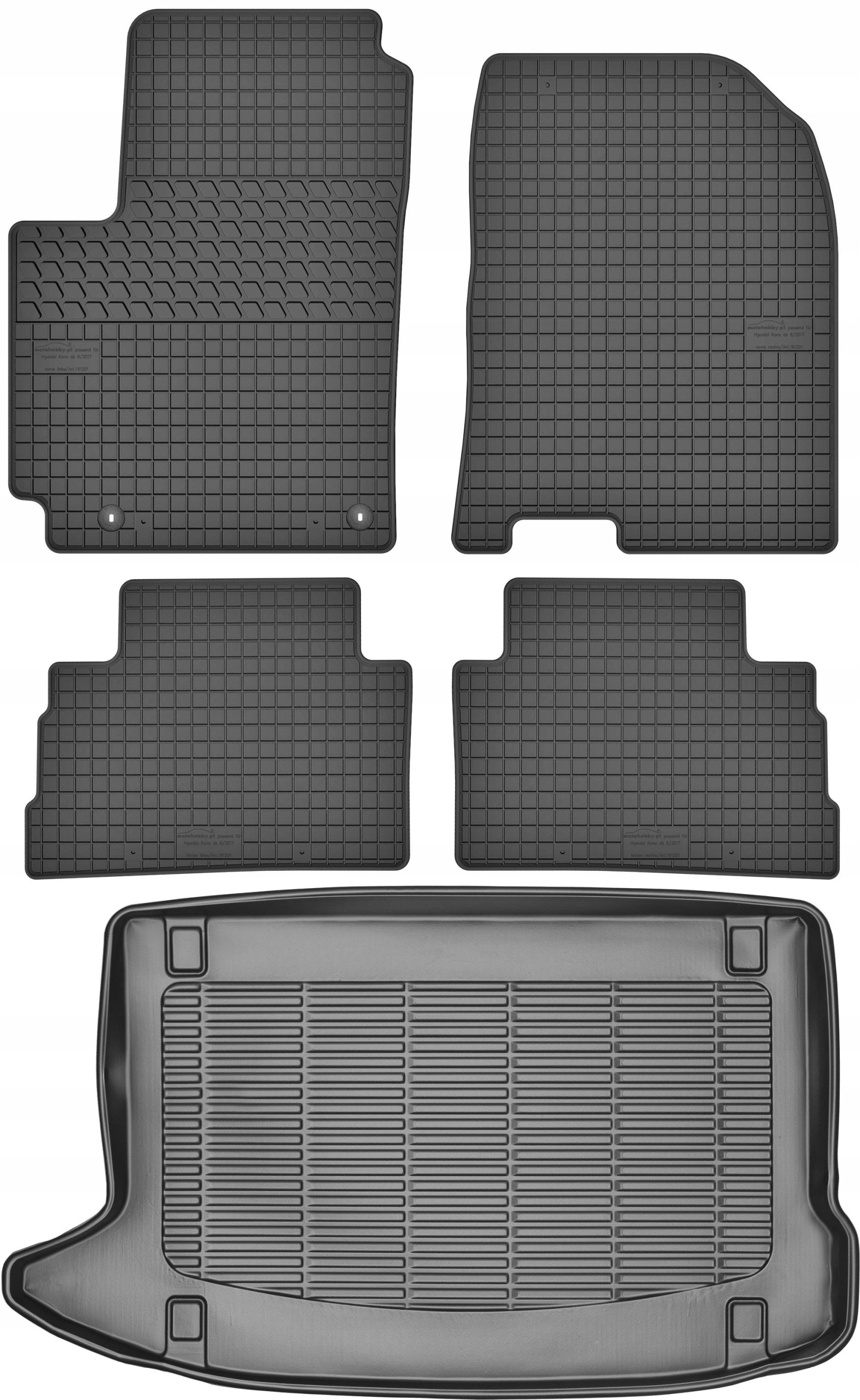 Hyundai Kona Crossover 17 – Koberec a batožinový priestor