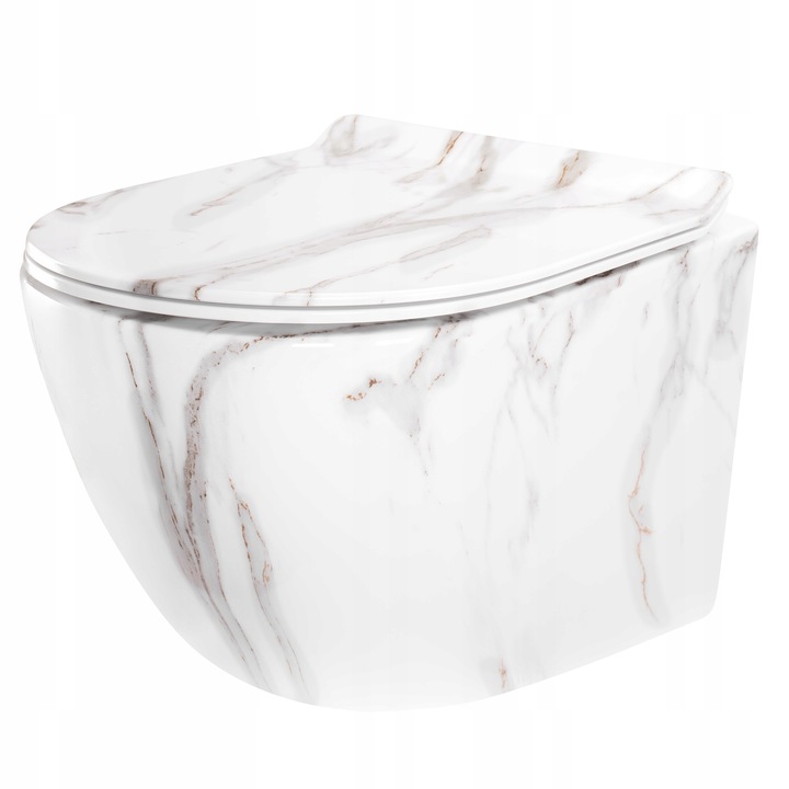 Misa Wc Carter Tornado Aiax bezrantowa marmur deska Rea