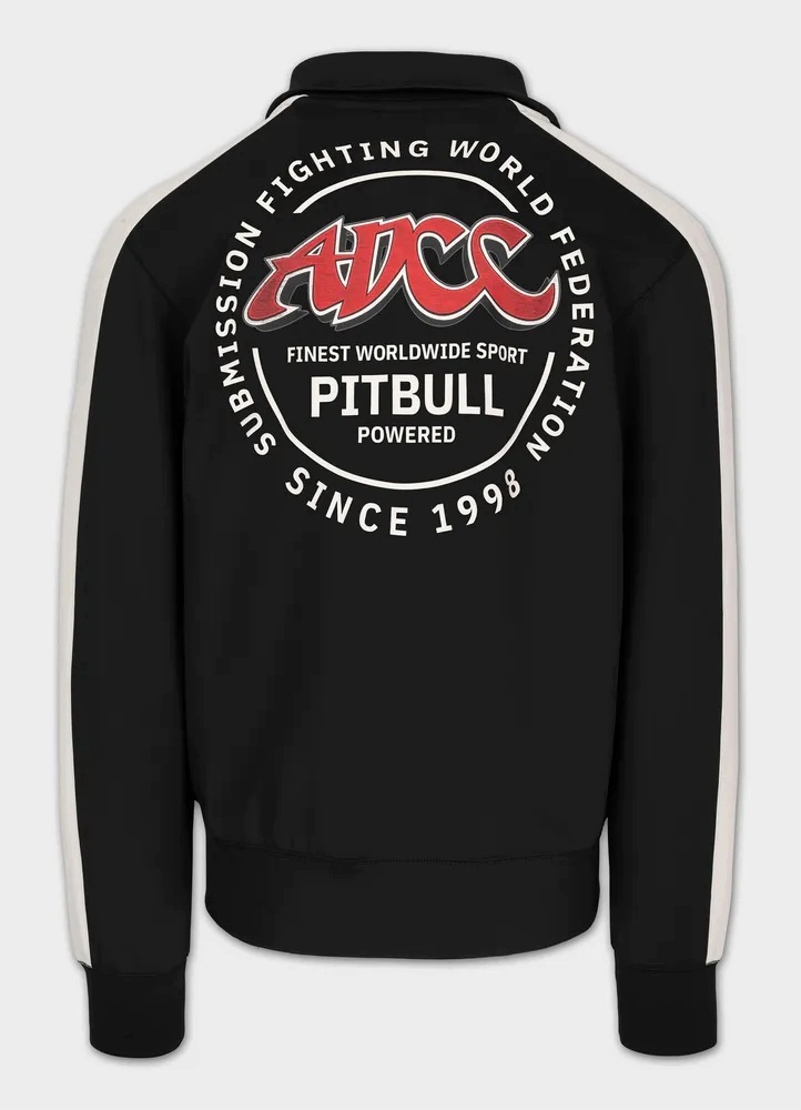 Rozepínací mikina s potiskem Pitbull sportovní oldschool Adcc San Diego Ca