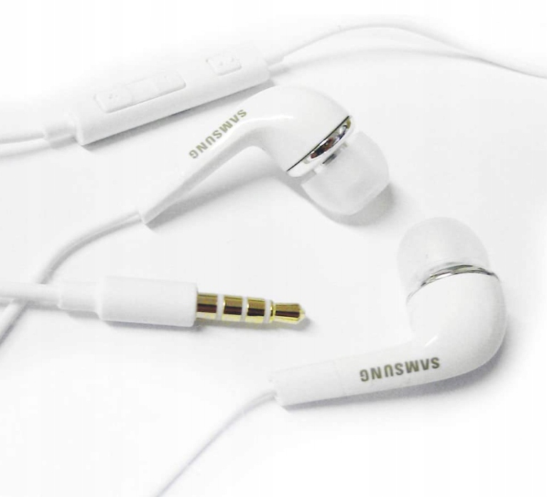 ORYGINALNE SŁUCHAWKI DO SAMSUNG GALAXY BIAŁE MIKROFON DOUSZNE PRZEWODOWE Kod producenta ehs64