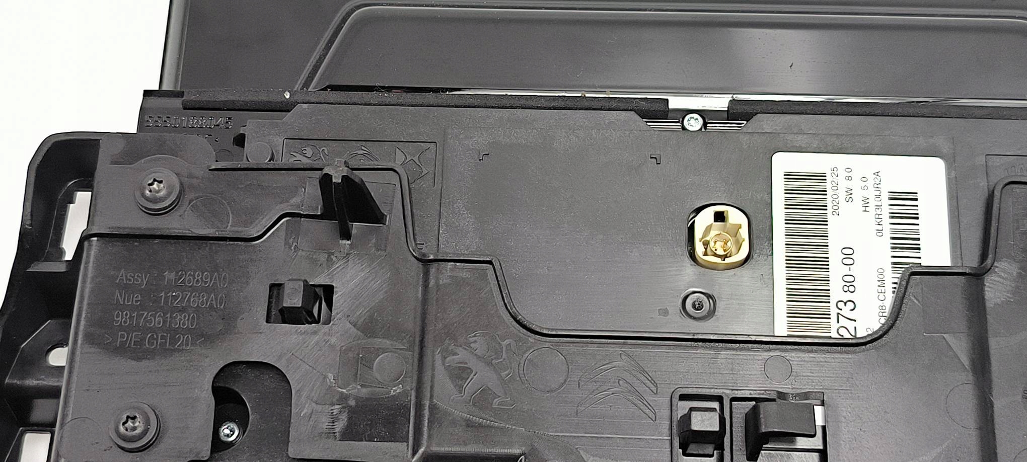 display PANEL 9830427380 PEUGEOT 508 II