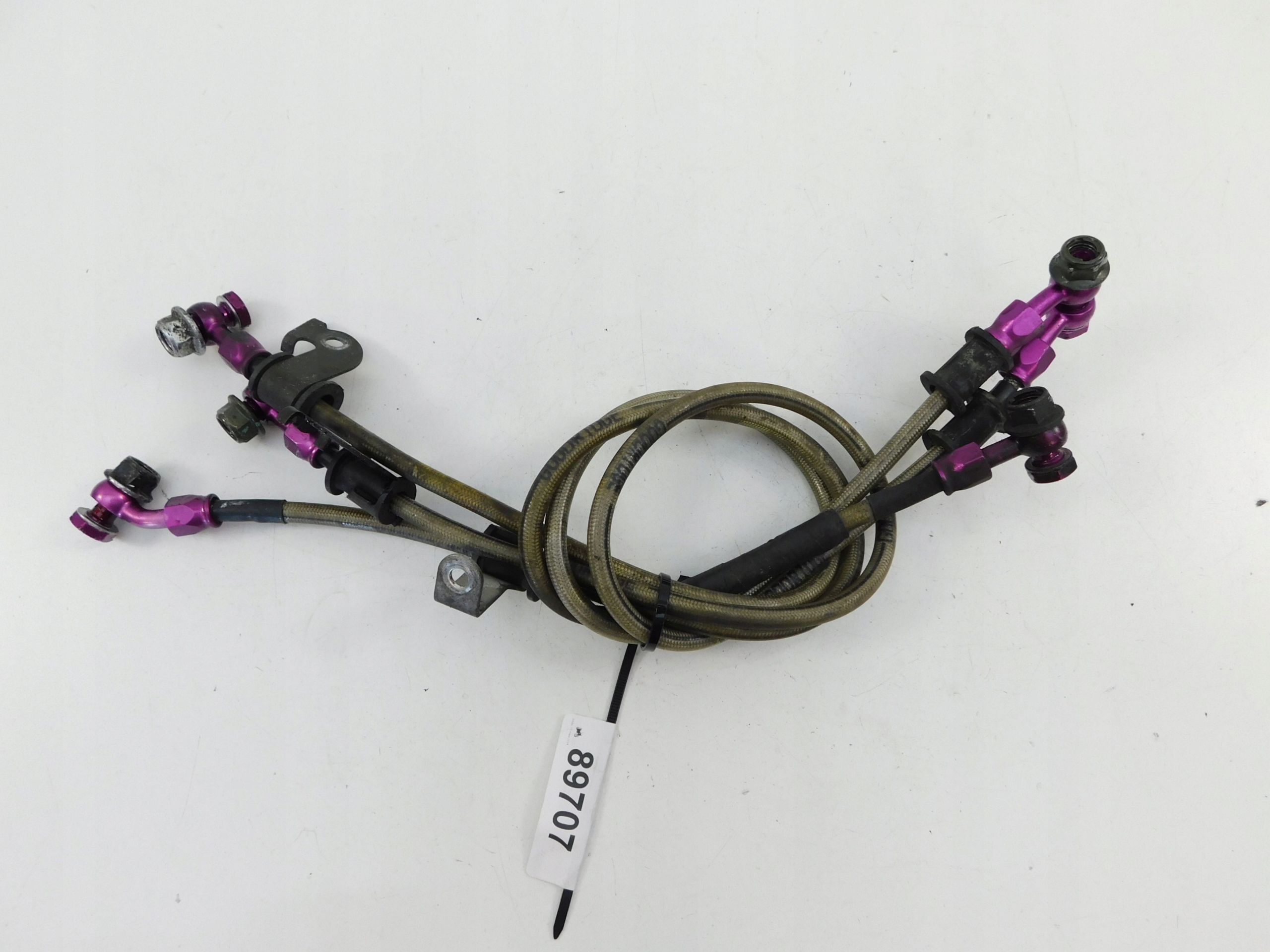 YAMAHA YZF 750R PRZEWODY HAMULCOWE PRZÓD SPORTOWE