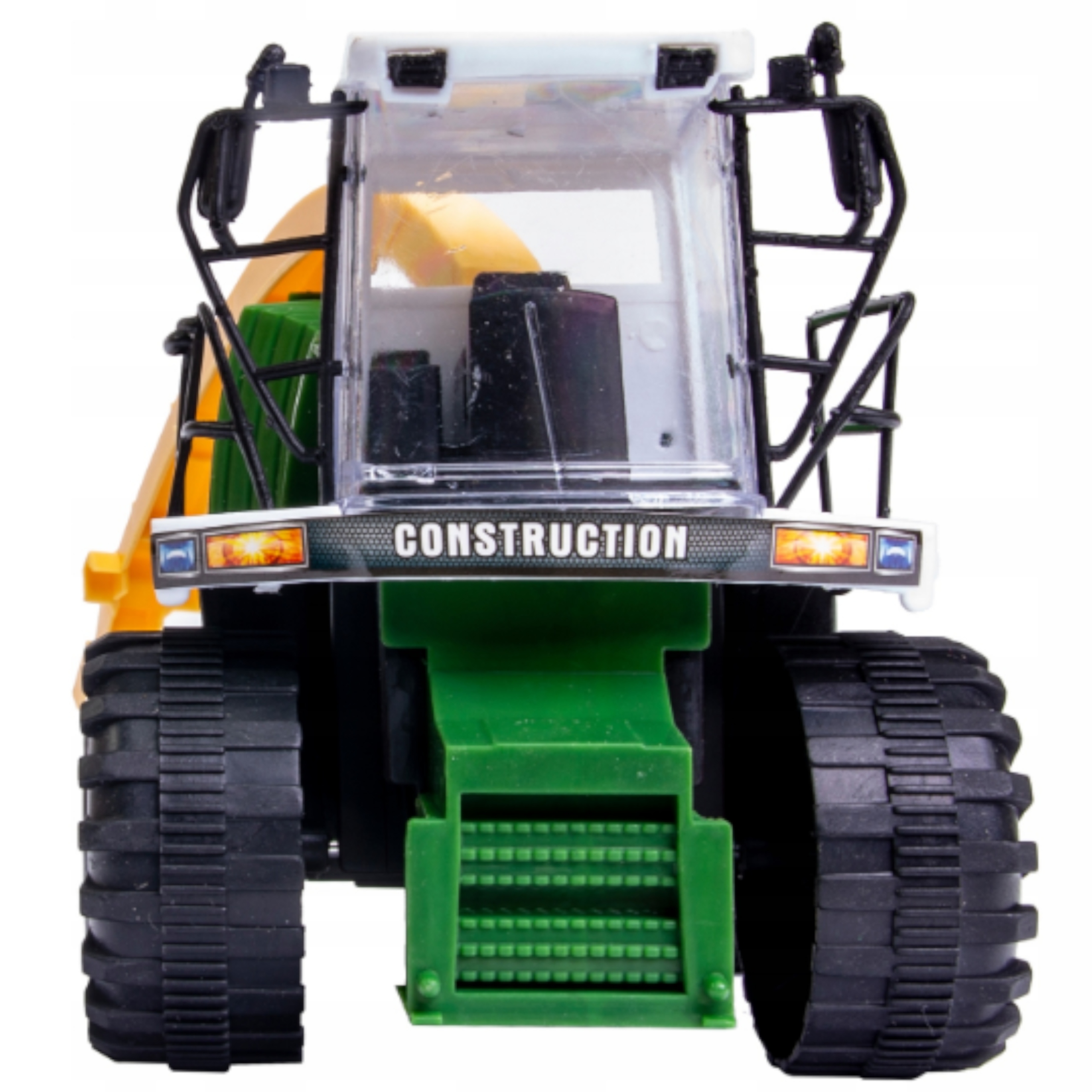 DUŻY KOMBAJN ZBOŻOWY TRAKTOR RUCHOME ELEMENTY 28 cm. Skala 1:16