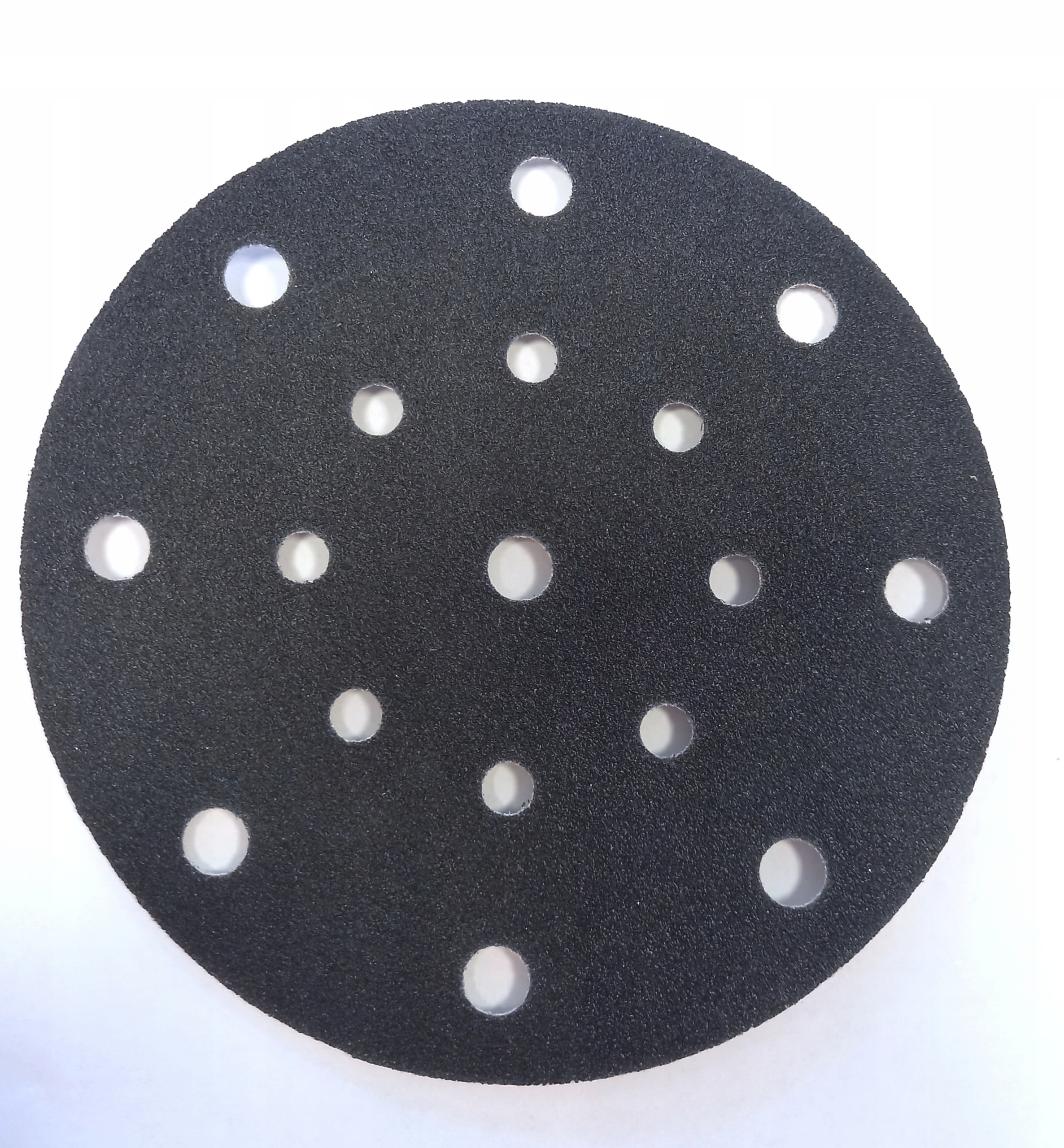 Krążek ścierny papier 150mm 17 otworów Sait Ce/cf czarny P80 do kamienia