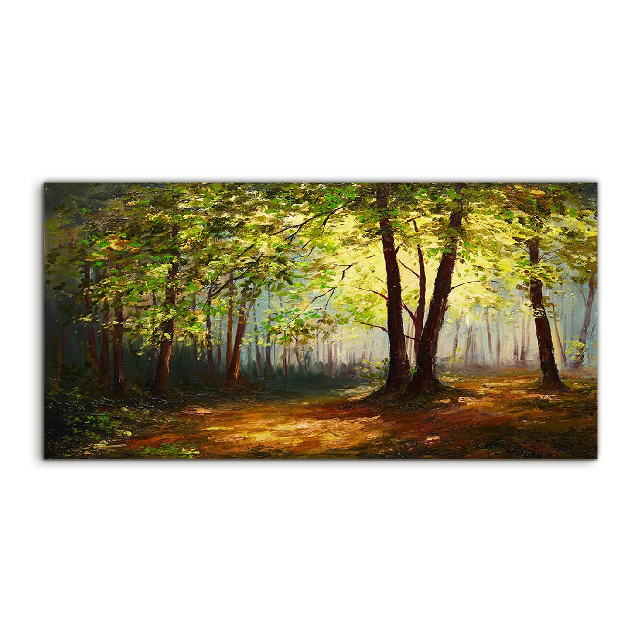 Akrylový obraz 120x60 ako darček Krajina Les Leto