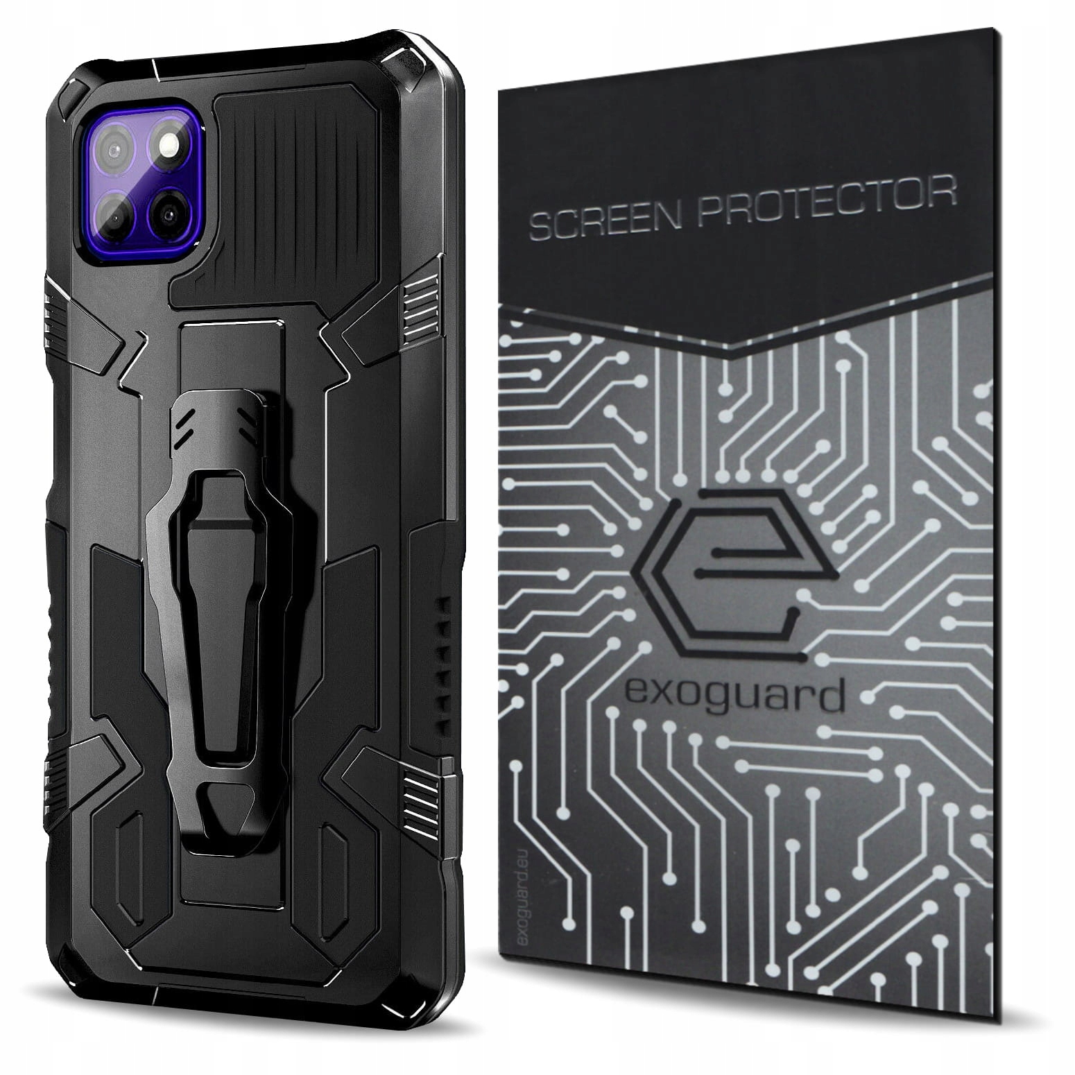 

Case Etui Pancerne+szkło do Motorola Moto G9 Power