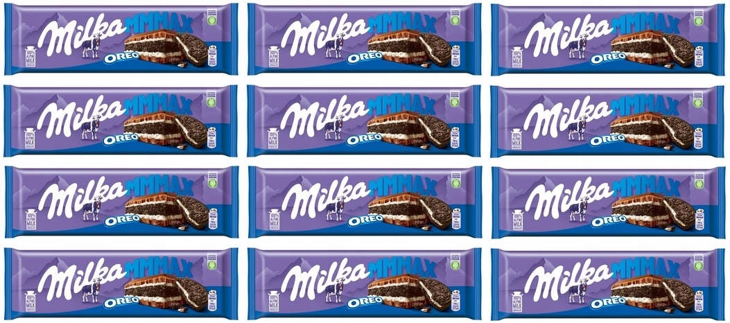 Levně 12 x 300 g Milka Oreo čokoláda Karton