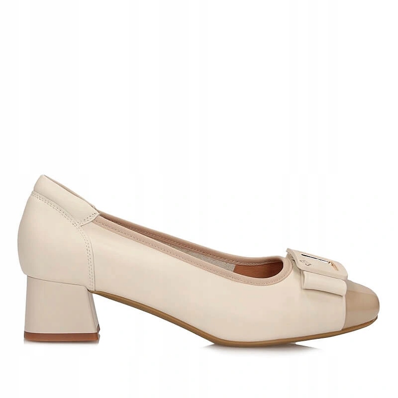 Dámské lodičky Ravini LB26-26-2B Apricot/beige béžové kožené, nazouvací