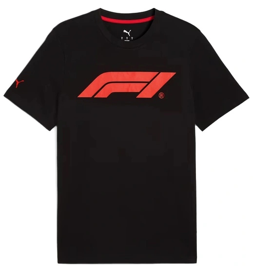 Tričko Puma Essentials F1 Logo černé, velikost M