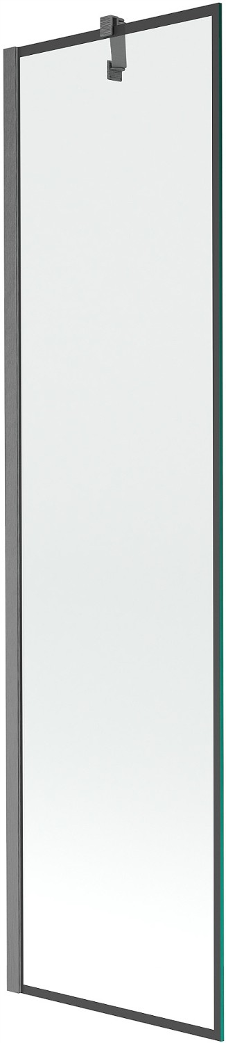 Mexen Next sprchová zástěna 1-křídlová 50 x 150 cm, černý vzor, gun gray ka