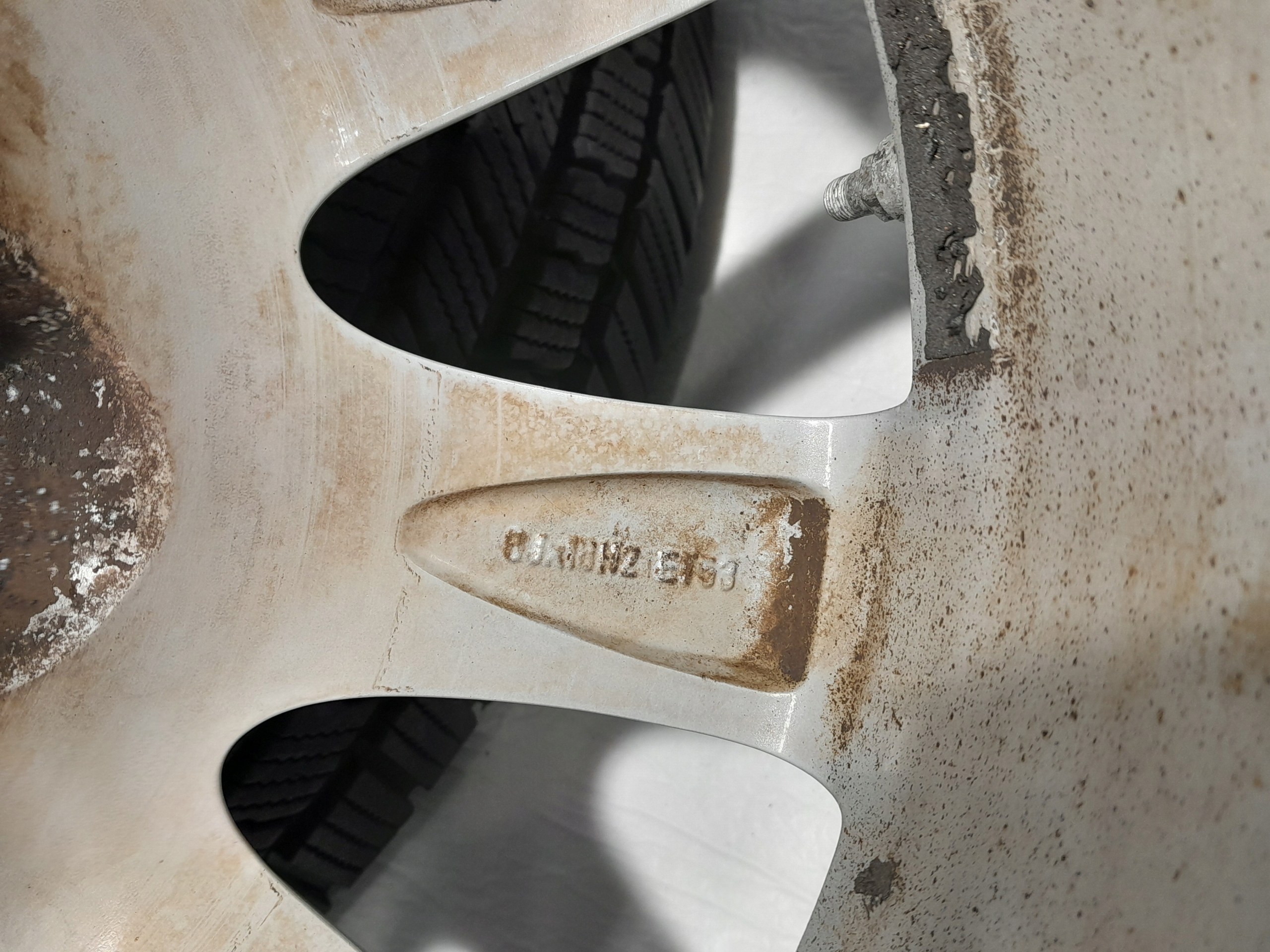 PORSCHE CAYENNE 7P5 discs tyres 18" CALI KOMPLET