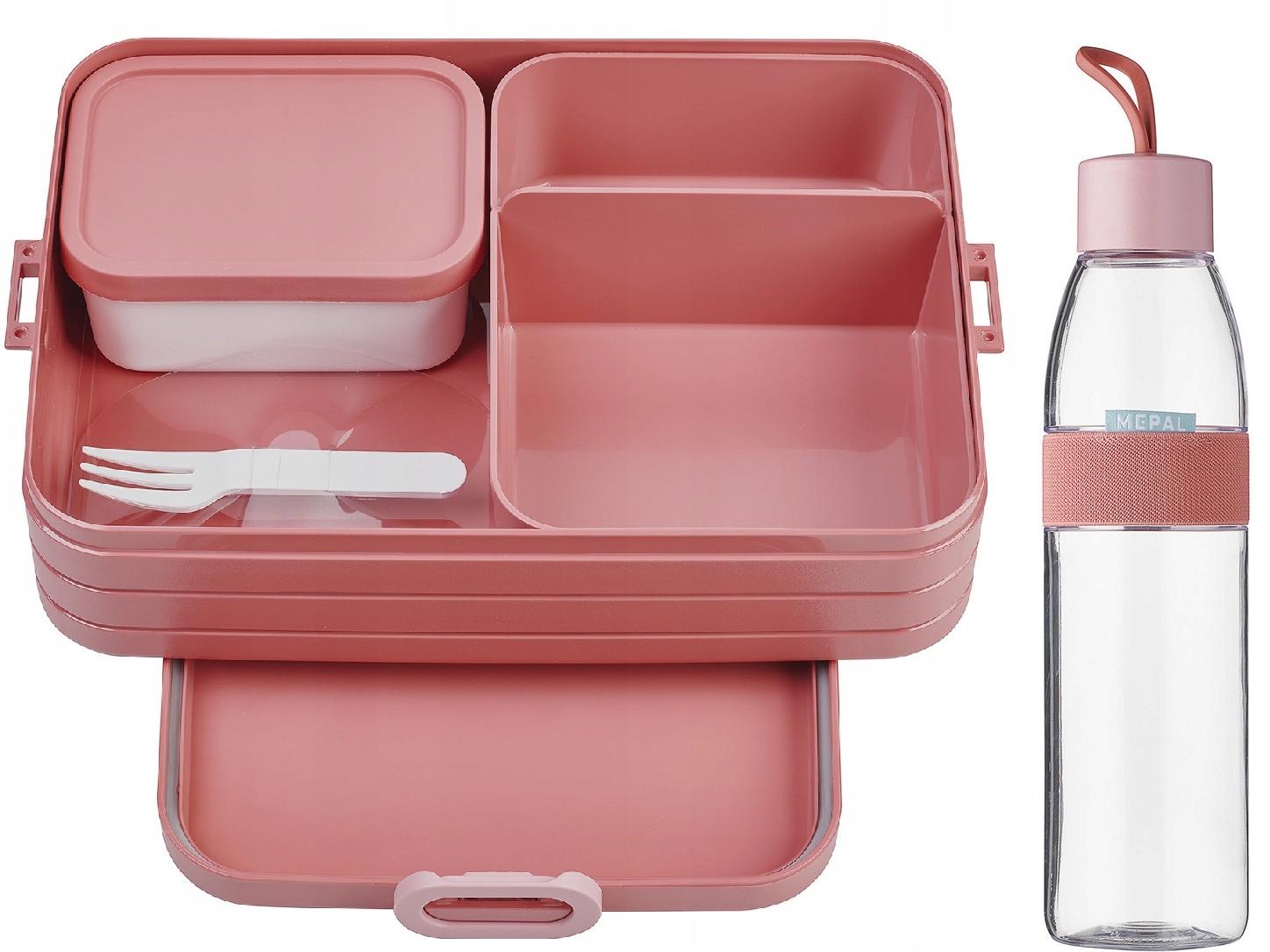 Mepal Bento Lunchbox Śniadaniówka Pojemnik Duży 1,5 Butelka 0,7 Bez Bpa