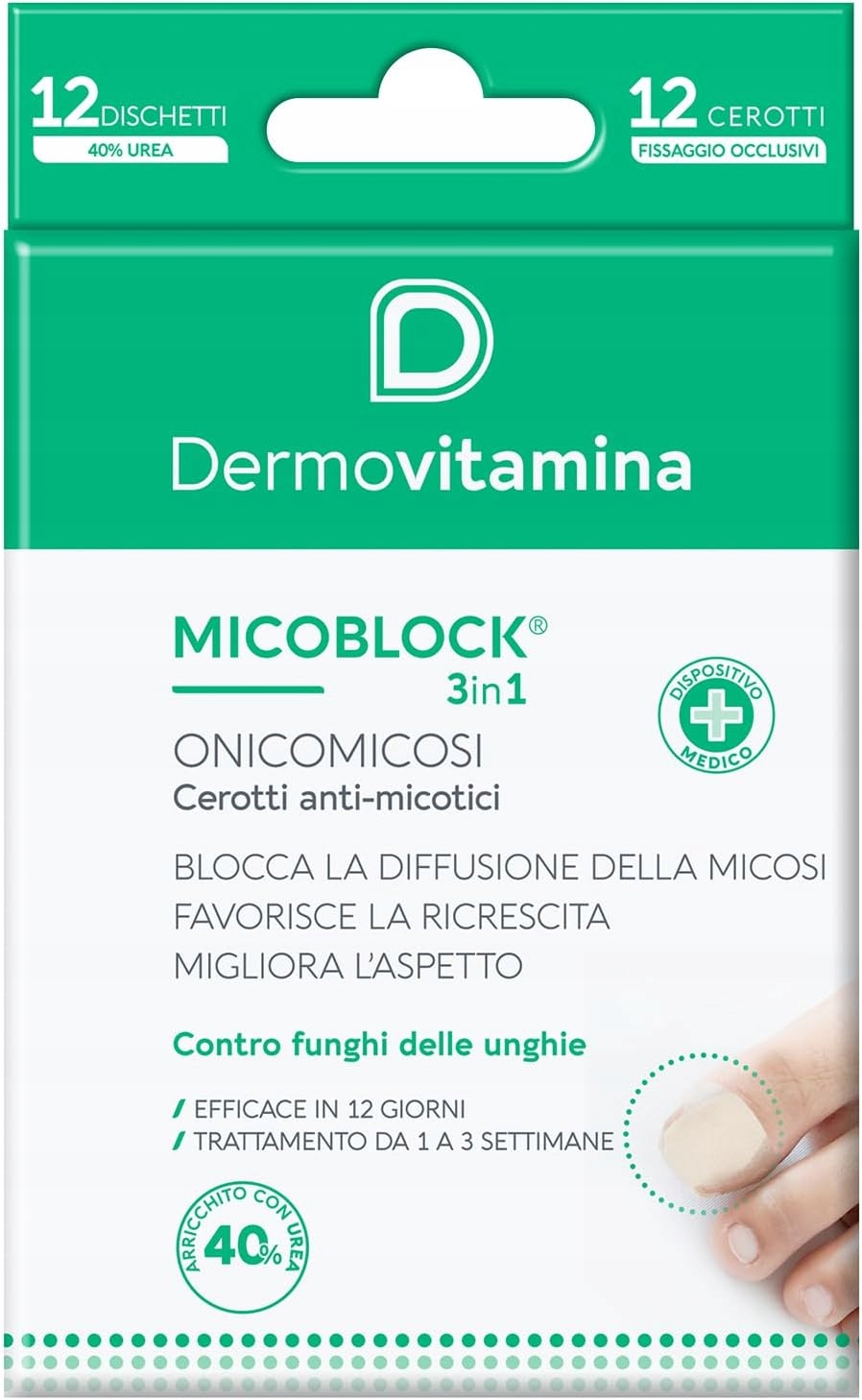 Dermovitamin Micoblock Samolepky Proti Plísním Na Nehty 12 Kusů