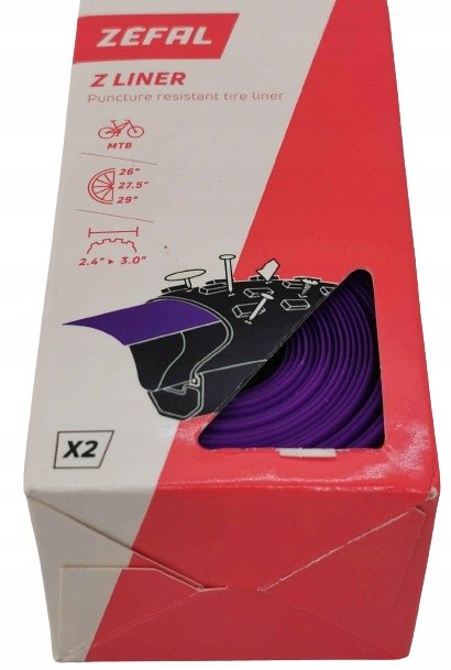 Zefal Z-liner 50mm Wkładki Antyprzebiciowe 2szt