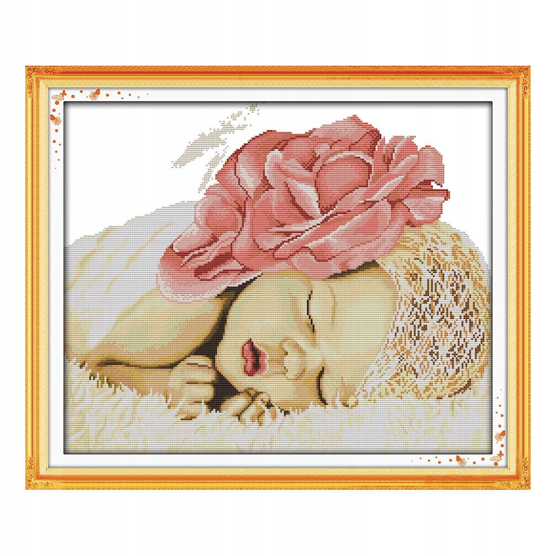 Křížková výšivka počítaná sada (kanva, mulina)