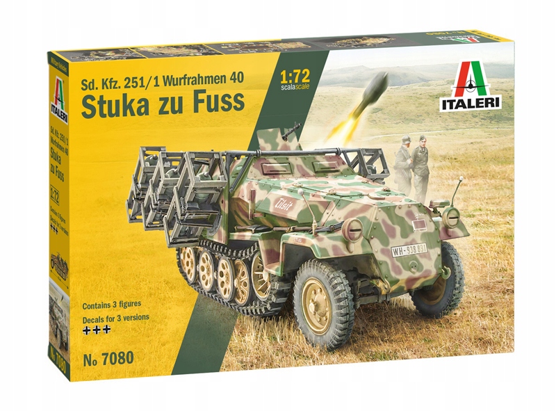 Italeri 7080 , Stuka Zu Fuss 1:72