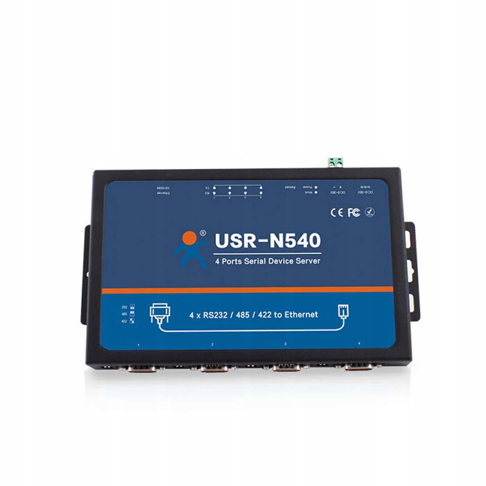 USR-N540 konwerter RS232 RS485/RS422 na Ethernet RJ45