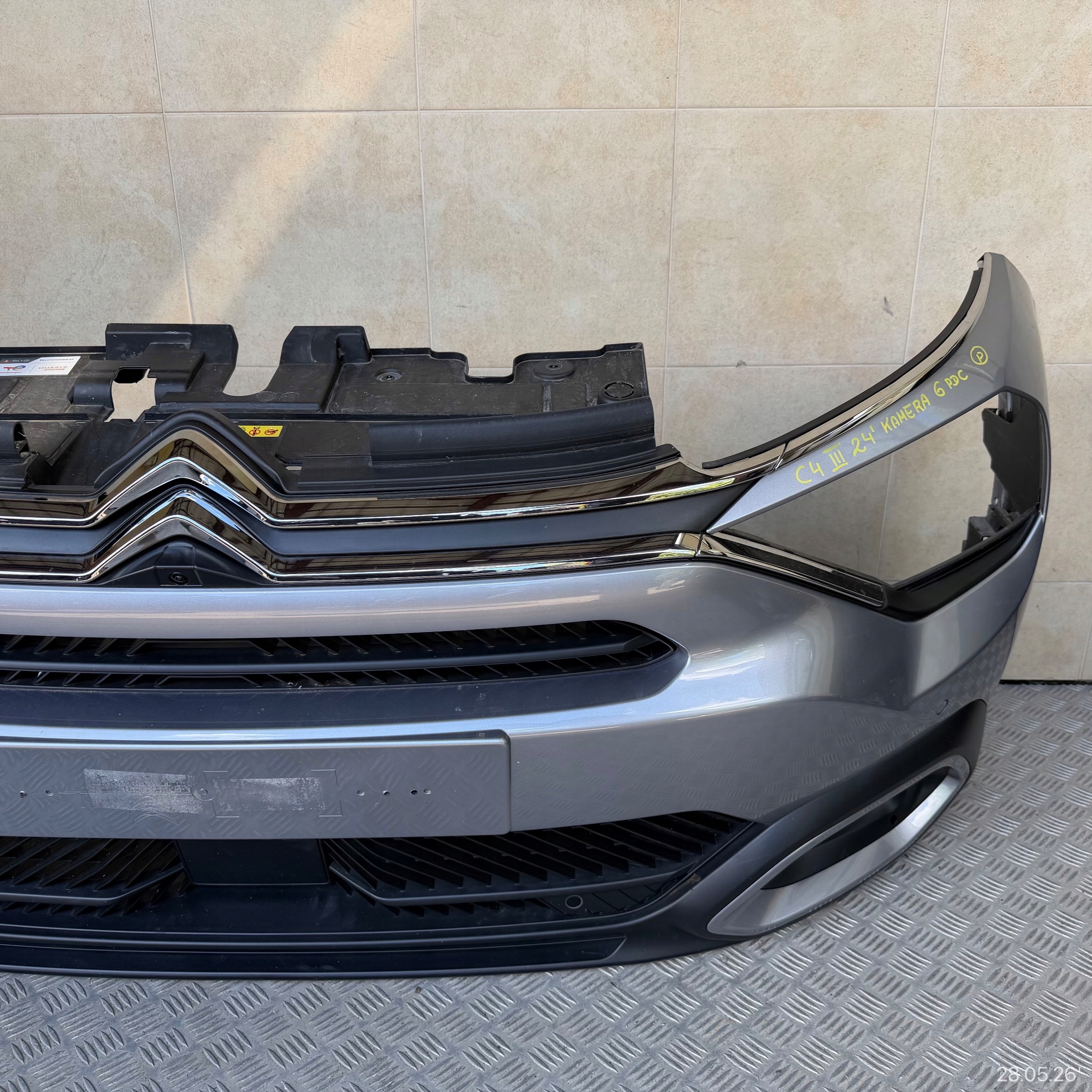 front bumper complete CITROEN C4 III 2024 ROK 6 PDC KAMERA
