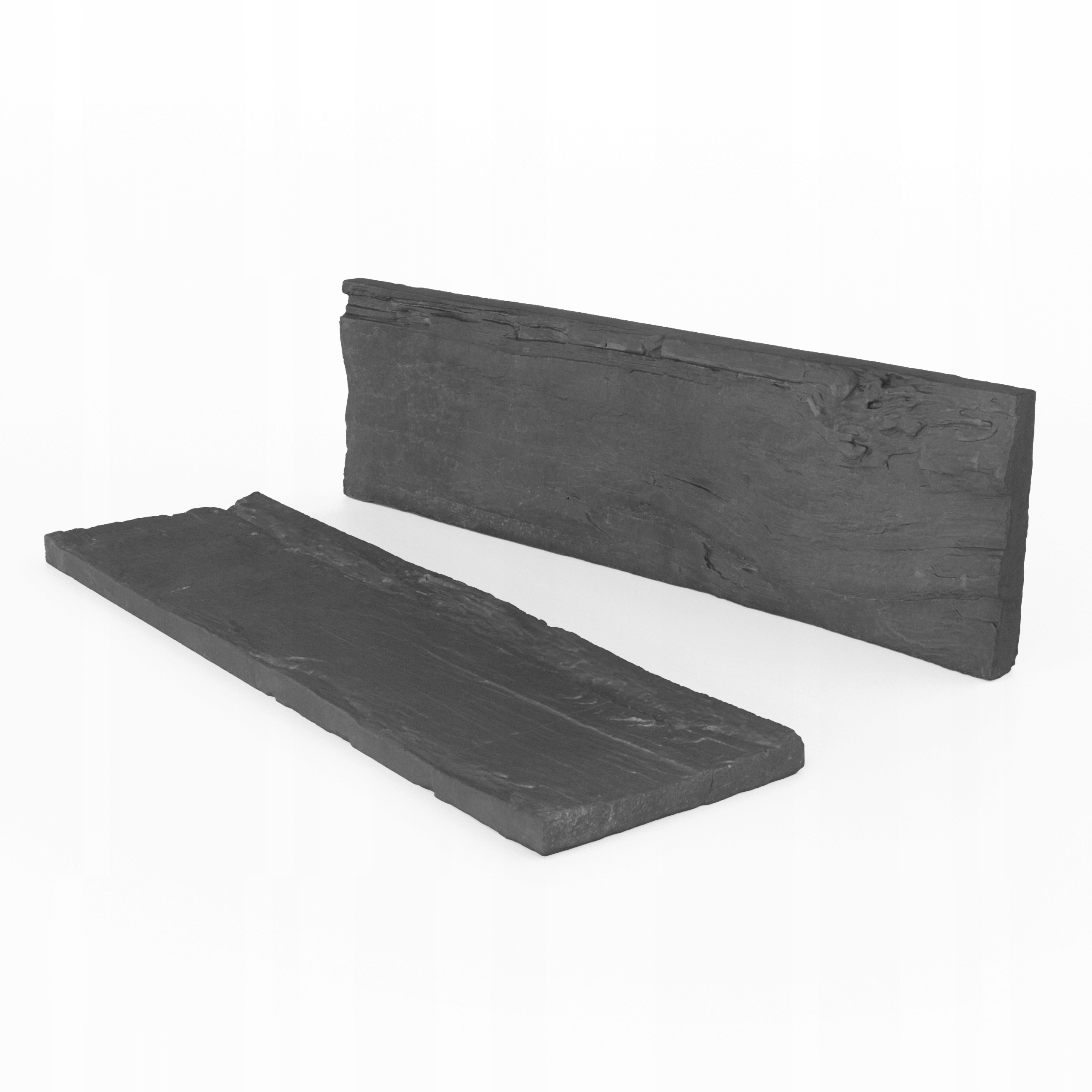 Naos Wood płytki ścienne gipsowa kamień naturalny dekoracyjny grafit 0,5m2 Wysokość produktu 1.5 cm