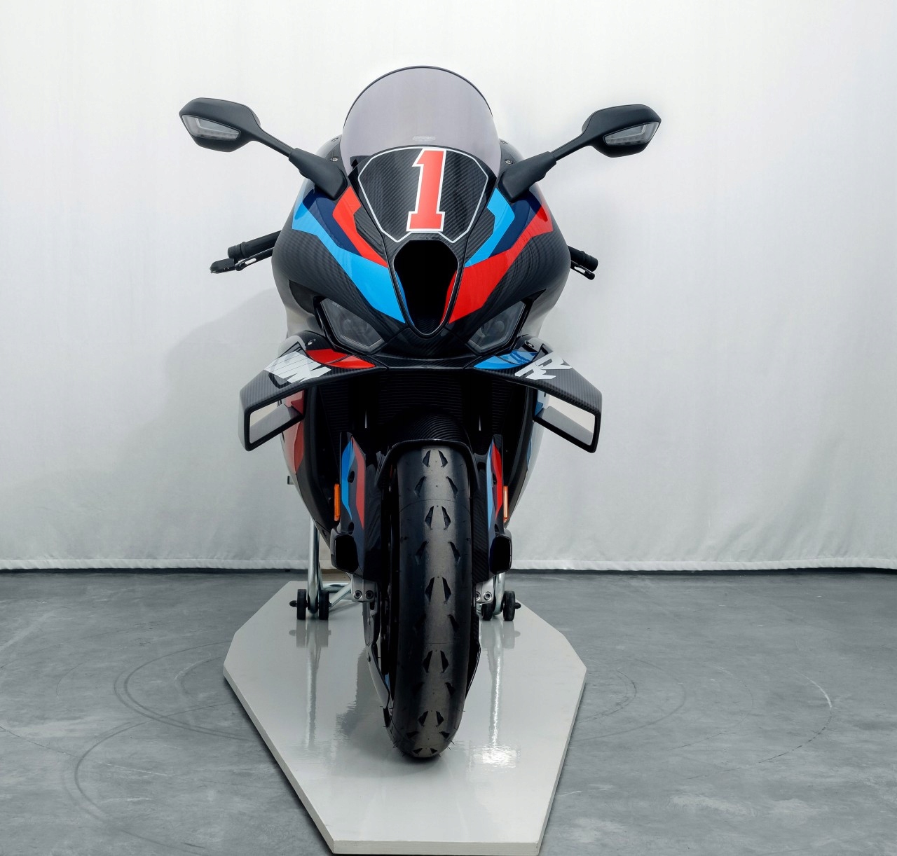 Motocyklové sklo Mra Bmw M1000 Rr SM99 2023-2024, forma Om, bezfarebná