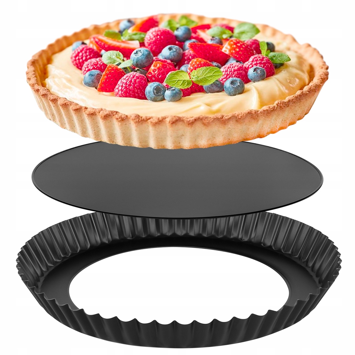 

Forma Do Tarty 26cm Z Wyjmowanym Dnem Non-stick
