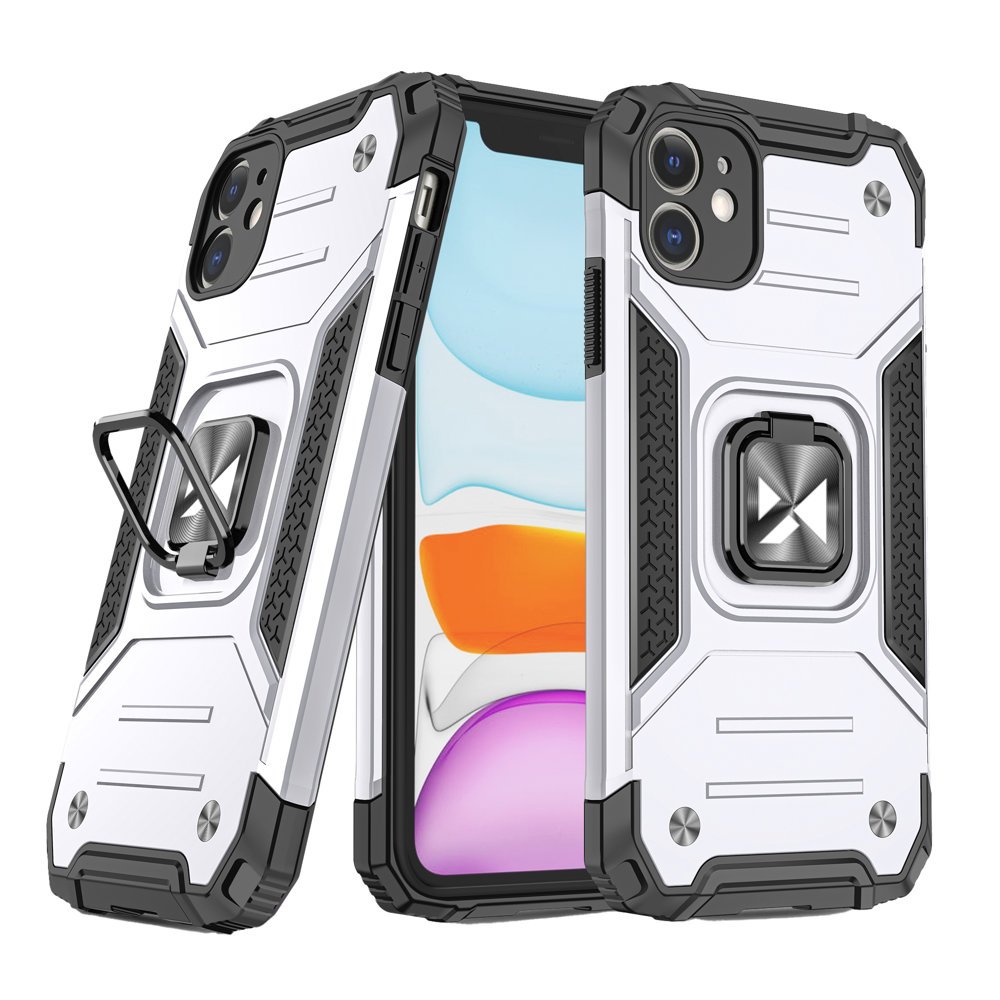 

Etui Wozinsky Z Uchwytem do iPhone 11 srebrny