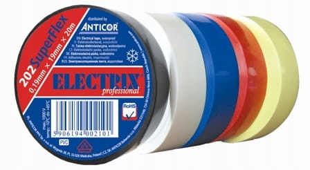 Taśma z Pcv/pvc Anticor 19 mm x 20 m