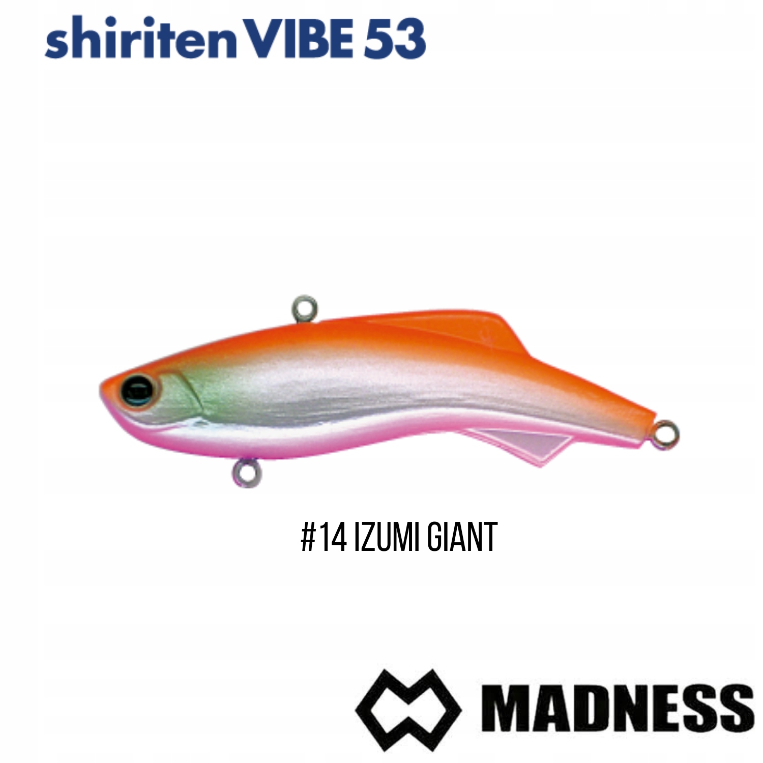 Wobler Madness Shiriten VIBE53 #14 Izumi Giant (53 mm; 8,5 g)