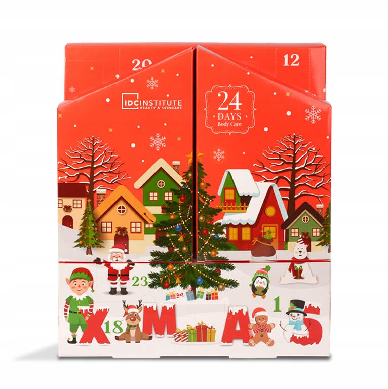 IDC Adventní Kalendář Svátek Sada Kosmetiky Na Obličej A Tělo Do Koupele