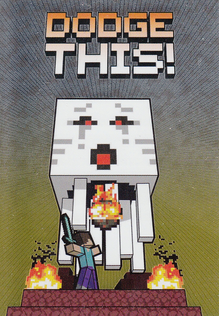 Karta Kolekcjonerska Panini Minecraft Time To Mine Loot Dodge this! 37