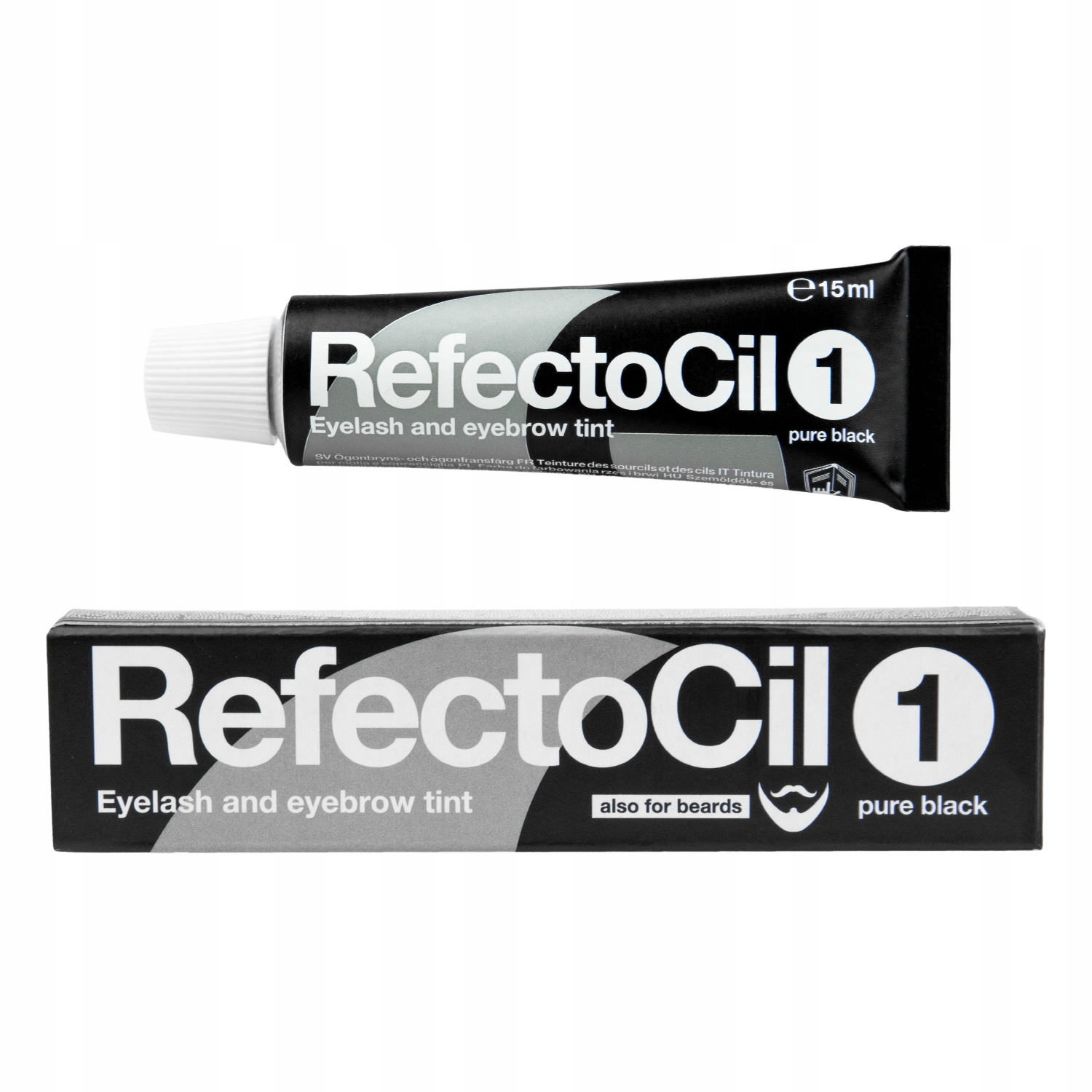 HENNA w zelu REFECTOCIL 15ml do brwi CZARNA 1.0.