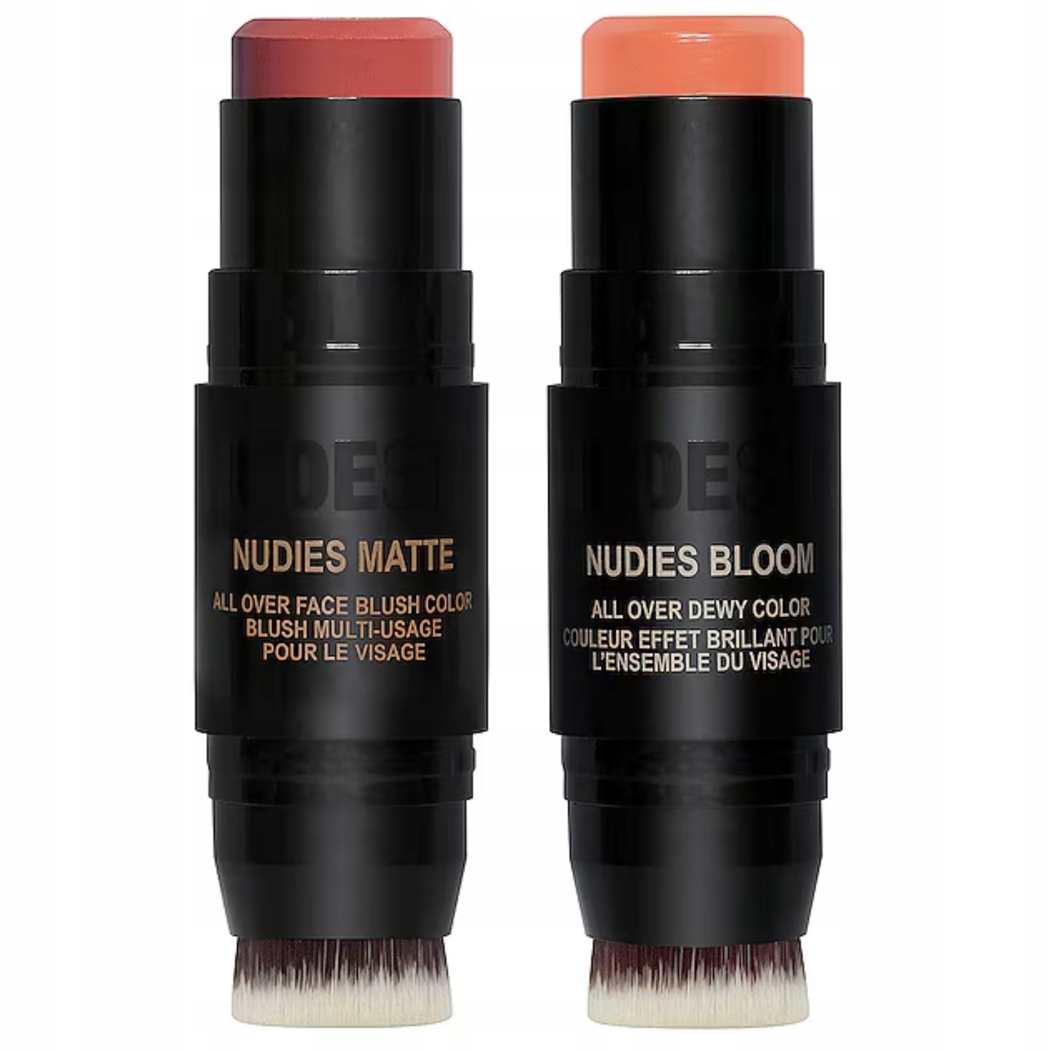 NUDESTIX Pretty Nude Skin Set 2- częściowy zestaw do oczu, twarzy i ust