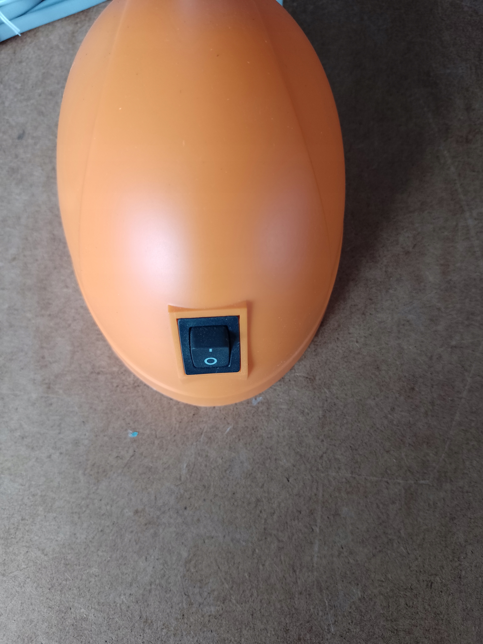 lampka biurkowa zginana Quin pomarańczowa Długość/wysokość 45 cm