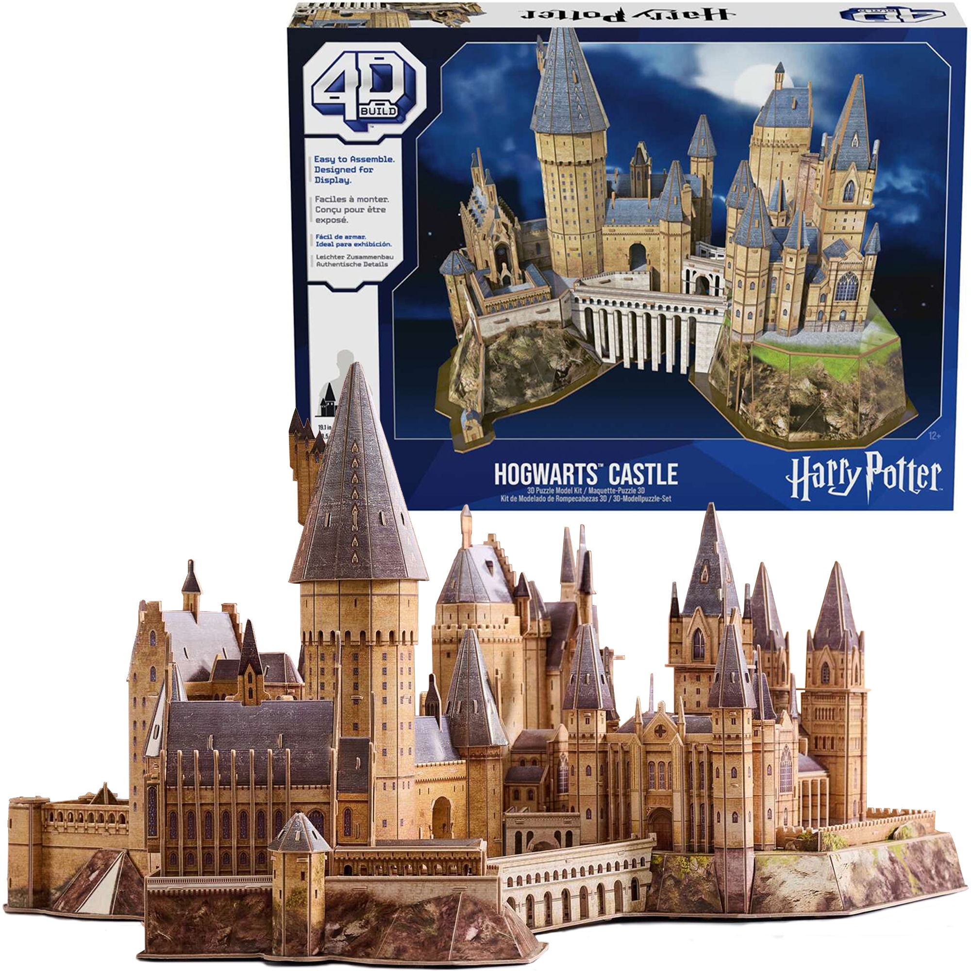 HARRY POTTER HOGWART PUZZLE MODEL 3D ZAMEK HOGWARTS 4D BUILD WIELKI 48 CM 14835933489 Allegro.pl