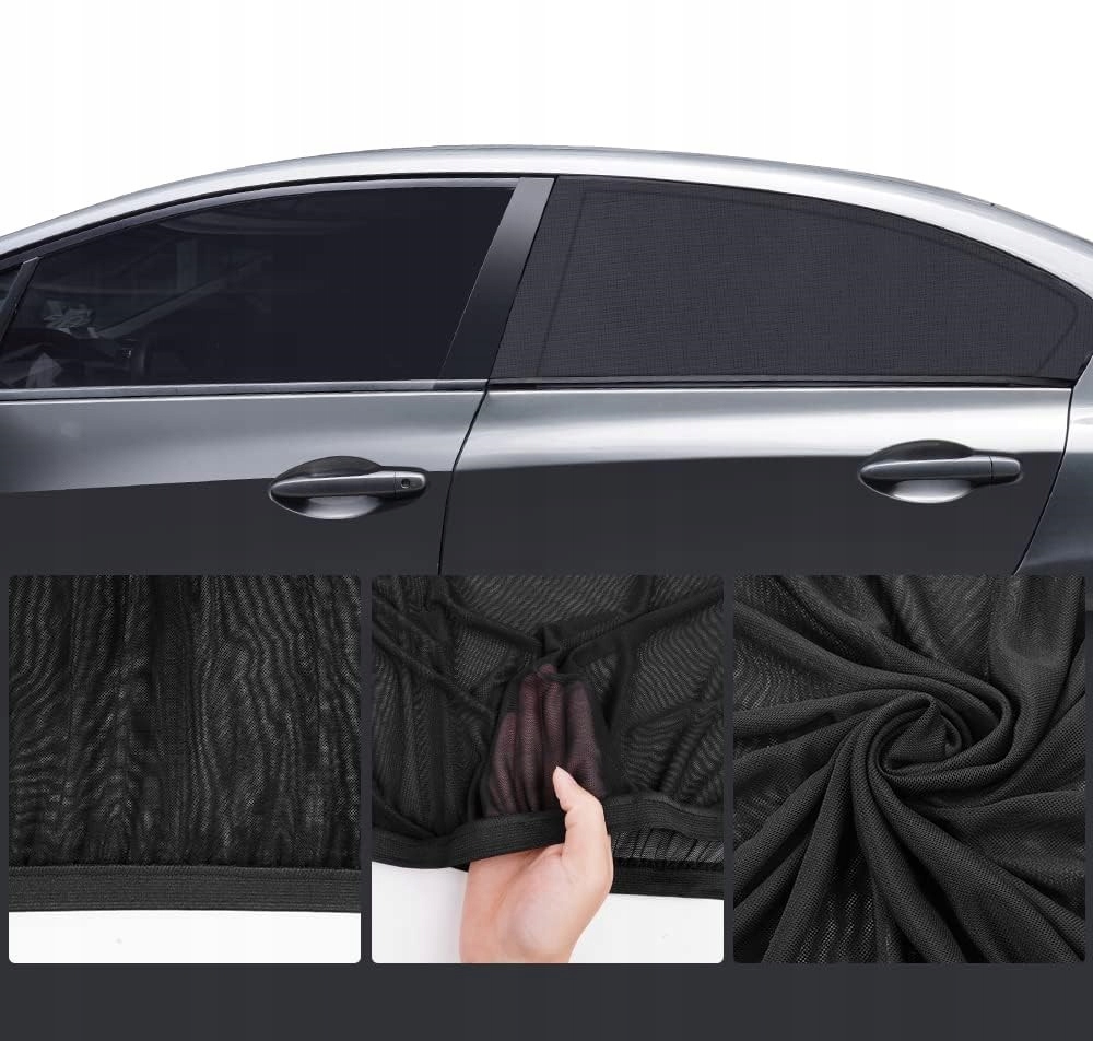 2X OSŁONA PRZECIWSŁONECZNA NA TYLNE SZYBY OKNO BOCZNE SAMOCHODU ANTY UV Rodzaj osłony przeciwsłoneczne