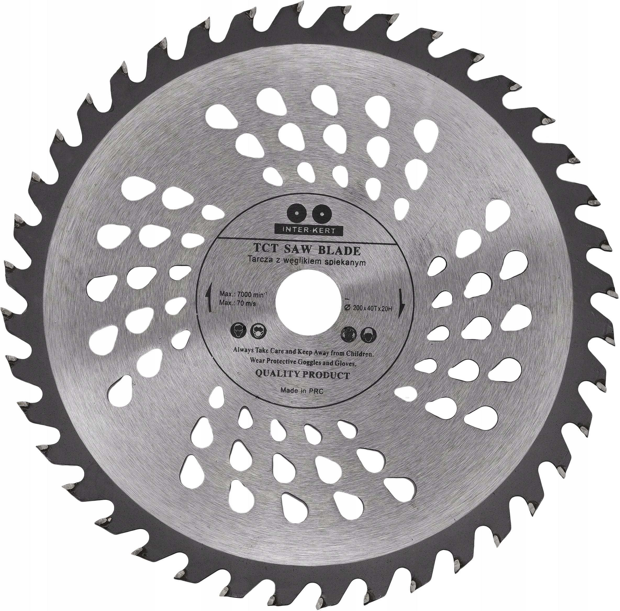 TARCZA WIDIOWA DO DREWNA PIŁA TNĄCA 200x20 /40T