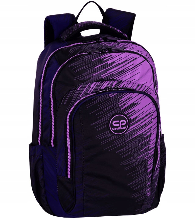 Coolpack Rift Plecak szkolny młodzieżowy Purple pojemny kieszeń na laptop
