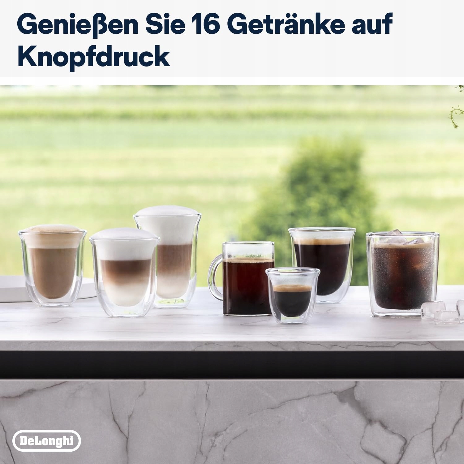 DE'LONGHI Rivelia Ekspres Ciśnieniowy LatteCrema 16 Napojów Biały — miniatura 6