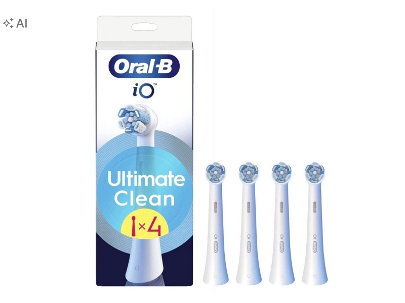 Końcówki do szczoteczek Oral-B iO Ultimate Clean 4szt. białe