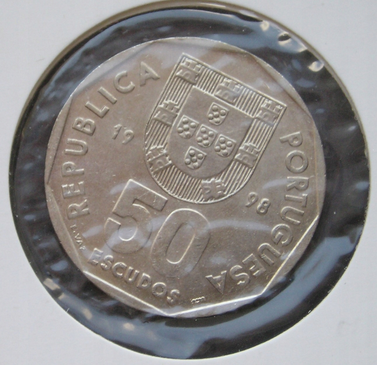 Portugalia 50 escudos 1998 - okręt