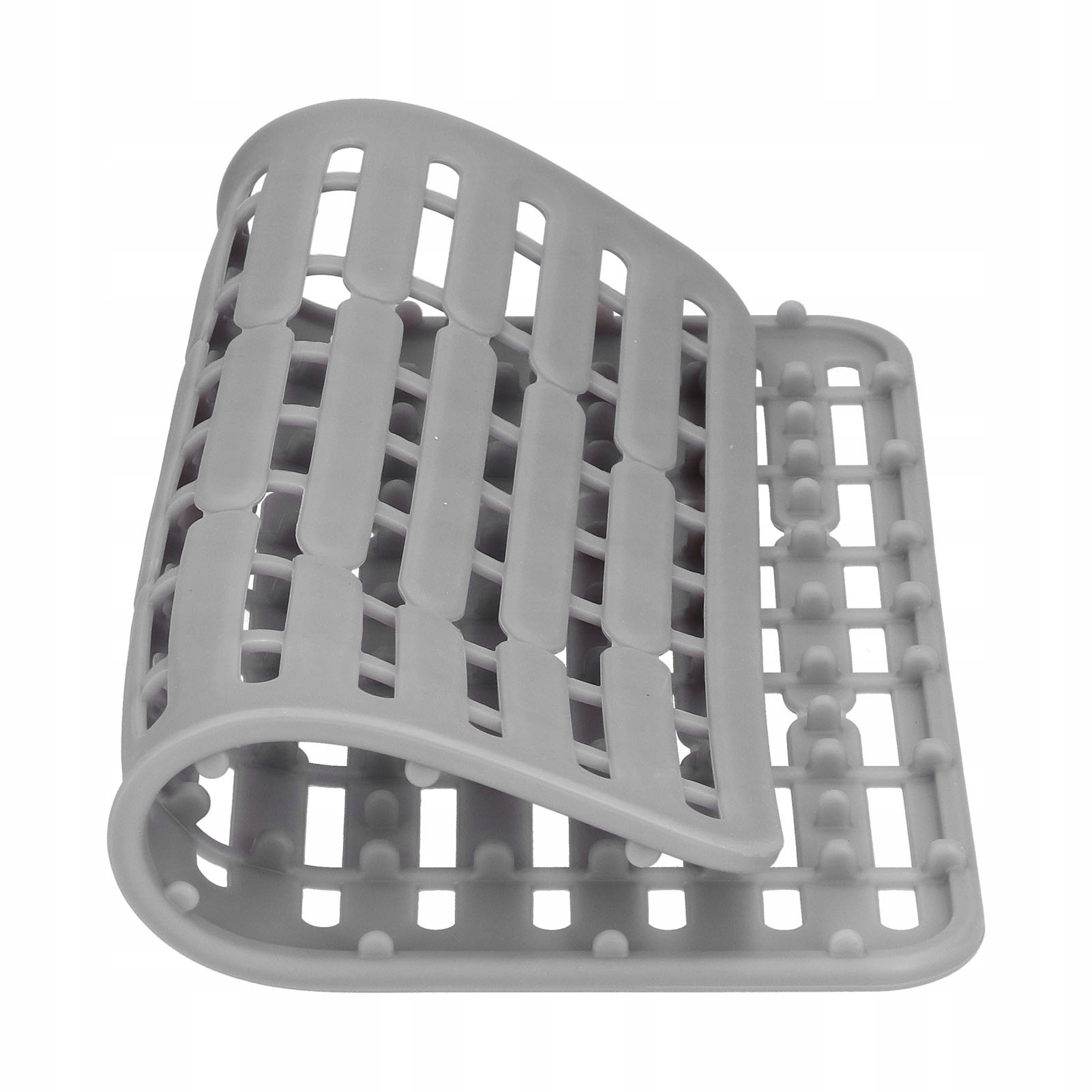 SILIKONOWA MATA KRATKA DO ZLEWU SZARA Marka bez marki