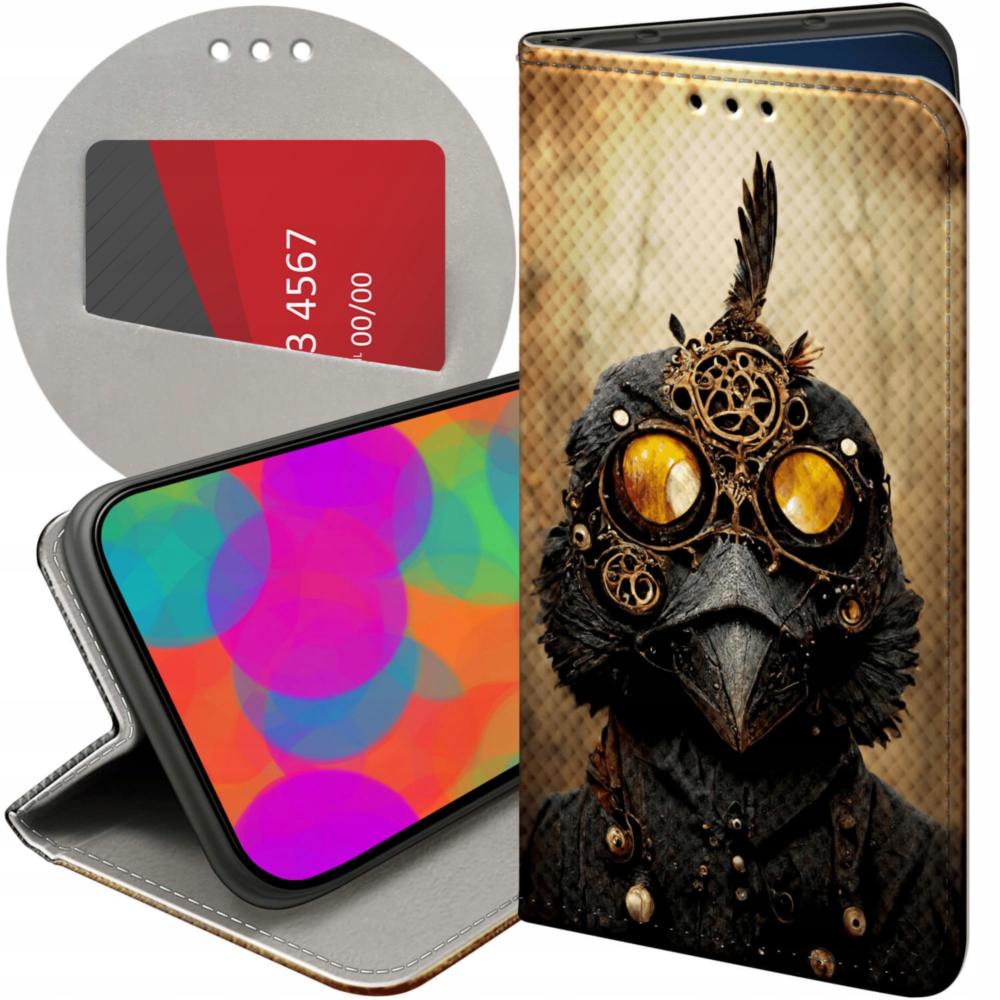 Etui Z Klapką Do Xiaomi 15T 5G Steampunk Maszyny Laboratoria Futerał
