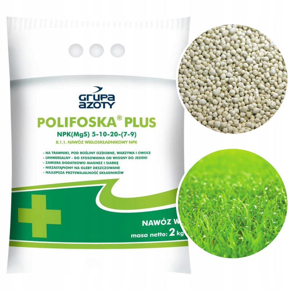 

Polifoska Plus Nawóz Uniwersalny 2KG Npk 5-10-20