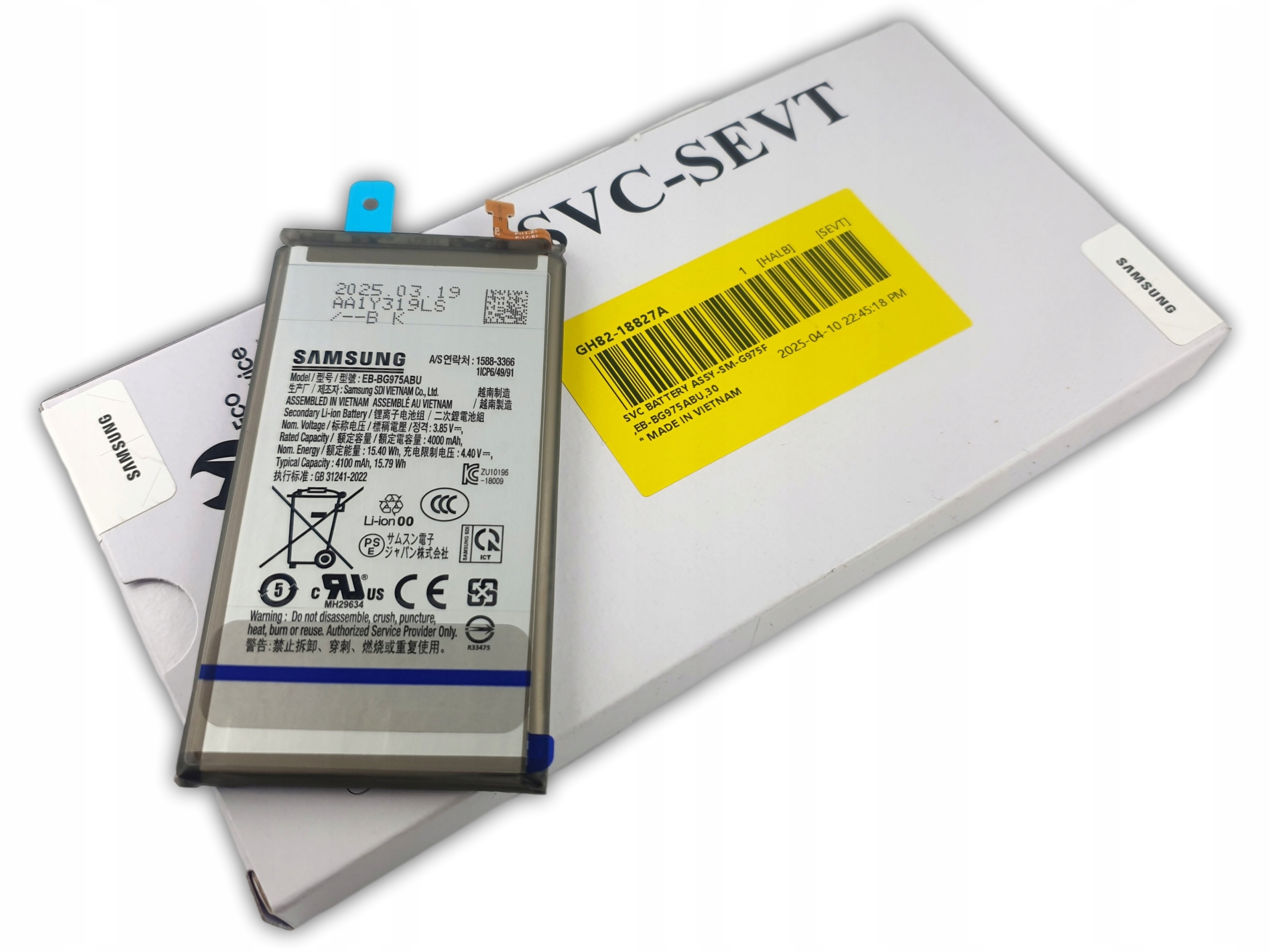 Samsung Galaxy S10 Plus G975F Oryginalna Bateria Akumulator EB-BG975ABU