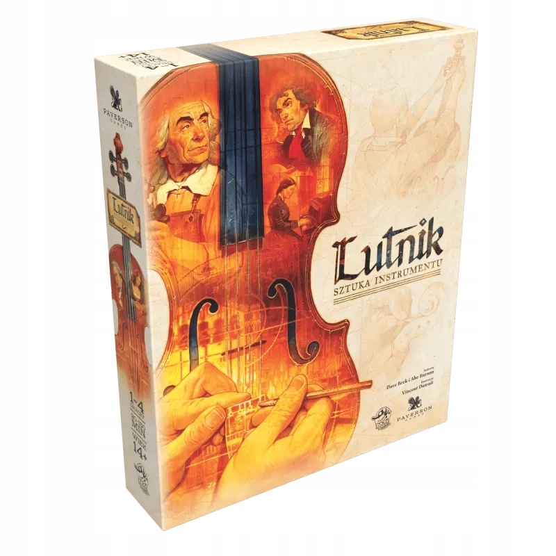 Lutnik Sztuka instrumentu gra planszowa Muzyka klasyczna Mozart Bach Lucky